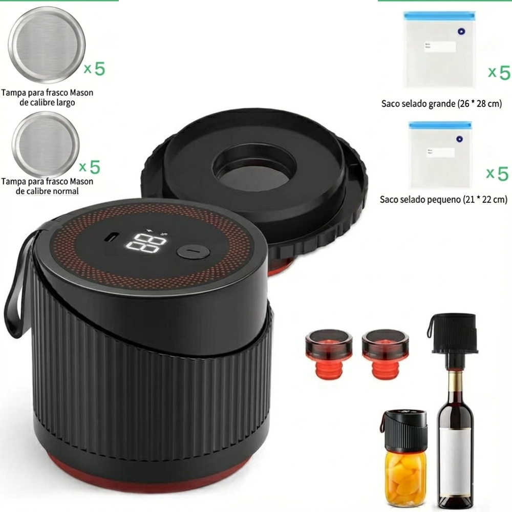 Seladora a Vácuo para Frascos